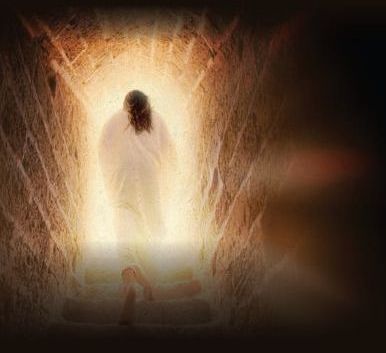 Opstandelse, Jesus går ud af graven